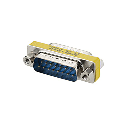 Convertible Male/Female D-Sub Connector HDGC-15SS-M