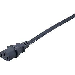AC Cord, Fixed Length (PSE), Single-Side Cut-Off Socket EE-JPSS-5