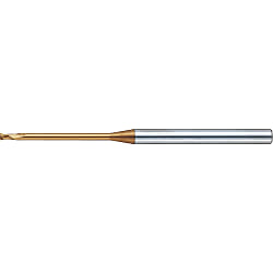 TSC series carbide long neck radius end mill, 2-flute, long neck model TSC-CR-PEM2LB0.8-4-R0.05