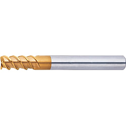 TSC Series Carbide Square End Mill for Stainless Steel Machining, 3-Flute, 60° Spiral / Short Model