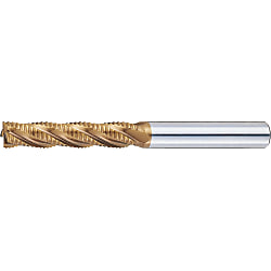 AS Coated High-Speed Steel Roughing End Mill, Long, Center Cut AS-RFEML45
