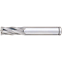 Powdered High-Speed Steel Roughing End Mill, Short, Center Cut / Non-Coated Model PM-RFPS20