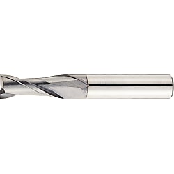 TiCN Coated Powdered High-Speed Steel Square End Mill, 2-Flute, Regular VPM-EM2R5.5