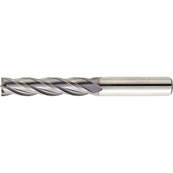 TiCN Coated Powdered High-Speed Steel Square End Mill, 4-Flute / Regular VPM-EM4L12