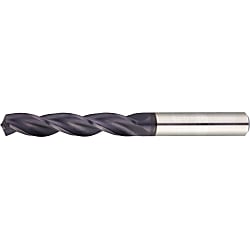 TiAlN Coated Carbide Drill for Cast Iron Machining, 3-Flute / Regular TAC-FCESD3R6