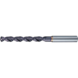 TiAlN Coated Powdered High-Speed Steel Drill, End Mill Shank / Regular Model APM-ESDR11