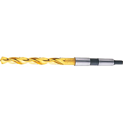 TiN Coated High-Speed Steel Drill, Tapered Shank / Regular G-TD22.5