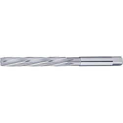 High-Speed Steel Spiral Hand Reamer, Right Blade with 12°Left Spiral, 0.01 mm Unit Designation SPHR-2.5