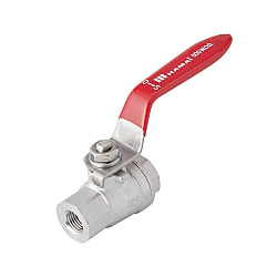 Stainless Steel Ball Valve, TSS Series, Lever Handle Type, Oil-Free Processing TSS-30-10RC