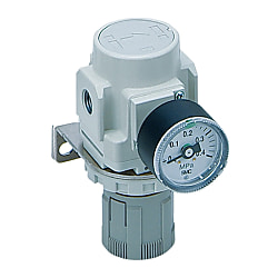 Direct-Operated Precision Regulator, Modular Type (With Backflow Function), ARP20(K) To ARP40(K) Series ARP20-01BE2-R
