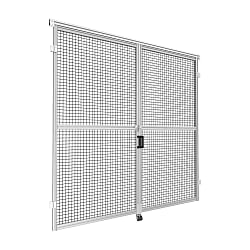 Safety Fence, Double Door Set, With Casters SF-W-DR-CAS-PA3