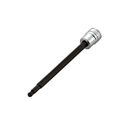 Long Ball Point Hex Bit Socket (6.3 mm Insertion Angle, Inch Size) BT2-1/8BPL