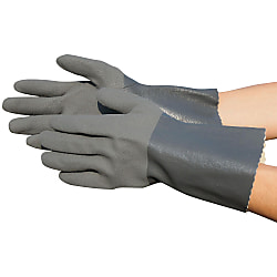 Nitrile, Rubber Gloves, Oil Resistant Nitrile Power, Long 502-LL