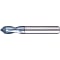 TiCN Coated Powdered High-Speed Steel Chamfering End Mill, 2-Flute, Short