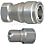 冷卻高流量管接頭 -簡易･雙閥/不鏽鋼插座･管栓/外螺絲安裝用-
