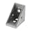 Bracket with Single Side Tab - For 1 Slot - For 5 Series (Slot Width 6 mm) Aluminum Frame