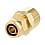 Brass Tightening Fitting - Straight - for Sputtering Resistance