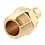 High Coupler, Large-Bore, Brass, PM
