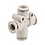For General Piping, Mini-Type Tube Fitting, Cross A