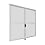 Safety Fence, Double Door Set, With Casters SF-W-DR-CAS-PA3