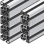 アルミフレーム　５シリーズ　長方形　２０×６０ｍｍ　２０×８０ｍｍ　３列溝以上　４面溝