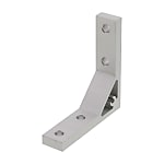 6 Series (Groove Width 8 mm) - For 1-Row Groove - Extruded Thick Bracket, 4-Mounting Hole Type