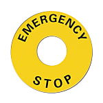 Emergency Stop Push Button Switch A22E, Switch Nameplate
