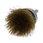 Cup Brush with Brass Shaft