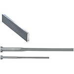 Precision R-Chamfered Rectangular Ejector Pins -High Speed Steel SKH51/P・W Tolerance 0_-0.005/R Position Selection Type-