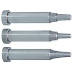 Two-Step Core Pins -Shaft Diameter (D) Selection/Shaft Diameter Tolerance 0_-0.005/Tip A·V･E Tolerance ±0.01 Type-