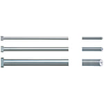 Straight Ejector Pins With Engraving -Die Steel SKD61+Nitrided/L Dimension Designation Type-