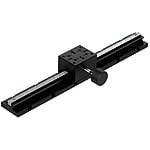 Manual X-Axis Stages - Dovetail, Rack & Pinion, Long Stroke, Multiple Blocks, XLONG
