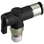 One-Touch Coupling Ball Valves - 90 Degree Elbow, Single Handle