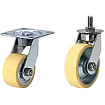 Casters - for Cleanrooms, Swivel Plate or Threaded