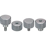 Knurled Knobs - Checker Knurled Pattern, Standard or Stepped
