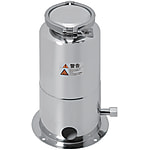 Pressure Tank - with Base, Narrow Mouth, Configurable Threaded Holes
