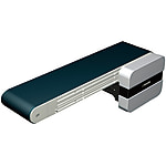 Flat Belt Conveyor - Full Belt, End Drive, 3-Groove Frame, Pulley Diameter 50 mm