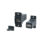 Panel-Mount USB Adapter (Square Hole Type)