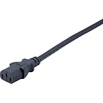 AC Cord - Fixed Length, PSE, Single Side Cut-Off Socket