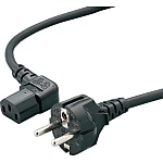 AC Cord - Double Ended, Angled, VDE