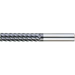 XAC Series Carbide High-helical End Mill for High-hardness Steel Machining, Multi-blade, 45° Torsion/Long Model