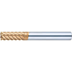 TSC Series Carbide High-helical End Mill for High-hardness Steel Machining, Multi-blade, 50° Spiral/Regular Model