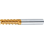 TSC Series Carbide Square End Mill for Stainless Steel Machining, 3-Flute, 60° Spiral / Regular Model