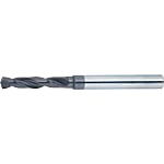 Carbide Solid Drill Bits - End Mill Shank, High-Speed/High-Feed Machining Drill, TiAlN Coated, Stub
