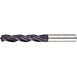 Carbide Solid Drill Bits - End Mill Shank, for Cast Iron Machining, TiAlN Coated