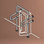 バリアフリー手摺(ストール小便器用) SK-207S・SK-207S-RJ