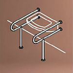 バリアフリー手摺(洗面・手洗器用) SK-259S・SK-259S-RJ