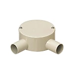 Round Box For Exposed Use (Flat Lid / 2-way / L)