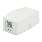 Mini-Com(TM)Cat6A スプリングシャッター付きローゼットキット