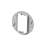 Electric Enclosure Exterior Parts - Plaster Ring, Octagonal, Plastic